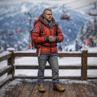 Rugged Mountain Ranger in Heavy Down Parka | Resin Figurine