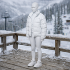 Avant-Garde Tourist in Puffer Jacket | Resin Figurine