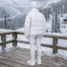 Avant-Garde Tourist in Puffer Jacket | Resin Figurine