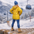 Technical Alpine Specialist in Two-Tone Anorak | Resin Figurine