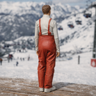Vintage Alpine Skier in High-Waisted Salopettes | Resin Figurine