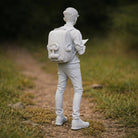 Modern Student Traveller | Resin Figurine