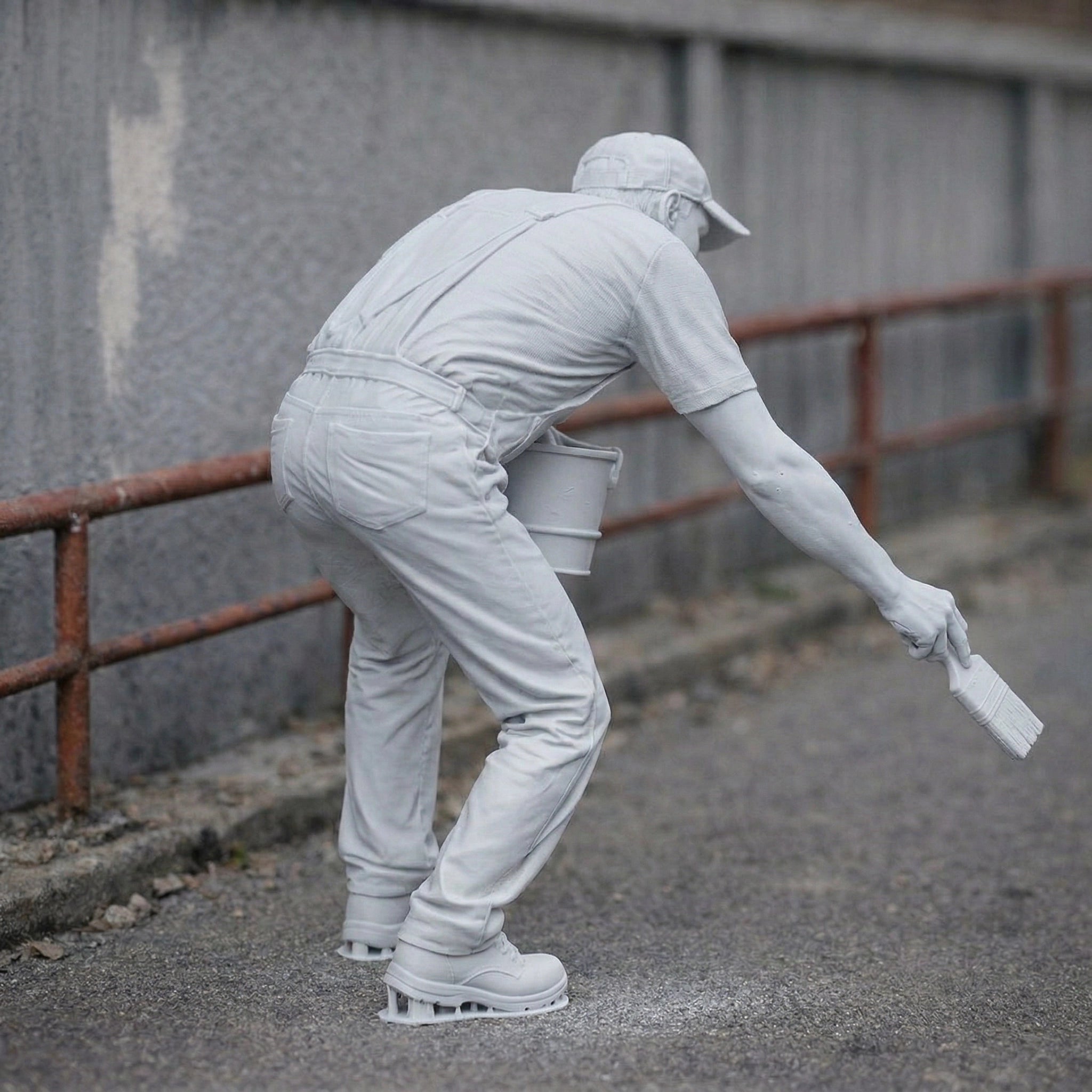 Workman Painter | Resin Figurine