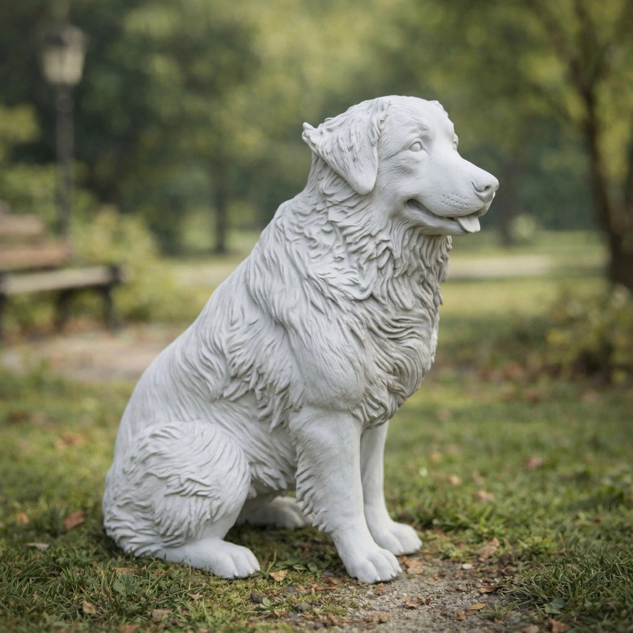 Bernese Mountain (Seated) Dog | Resin Animal Accessory
