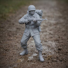 WWII G.I. Rifleman (US Army) | Grey Resin Diorama Figurine