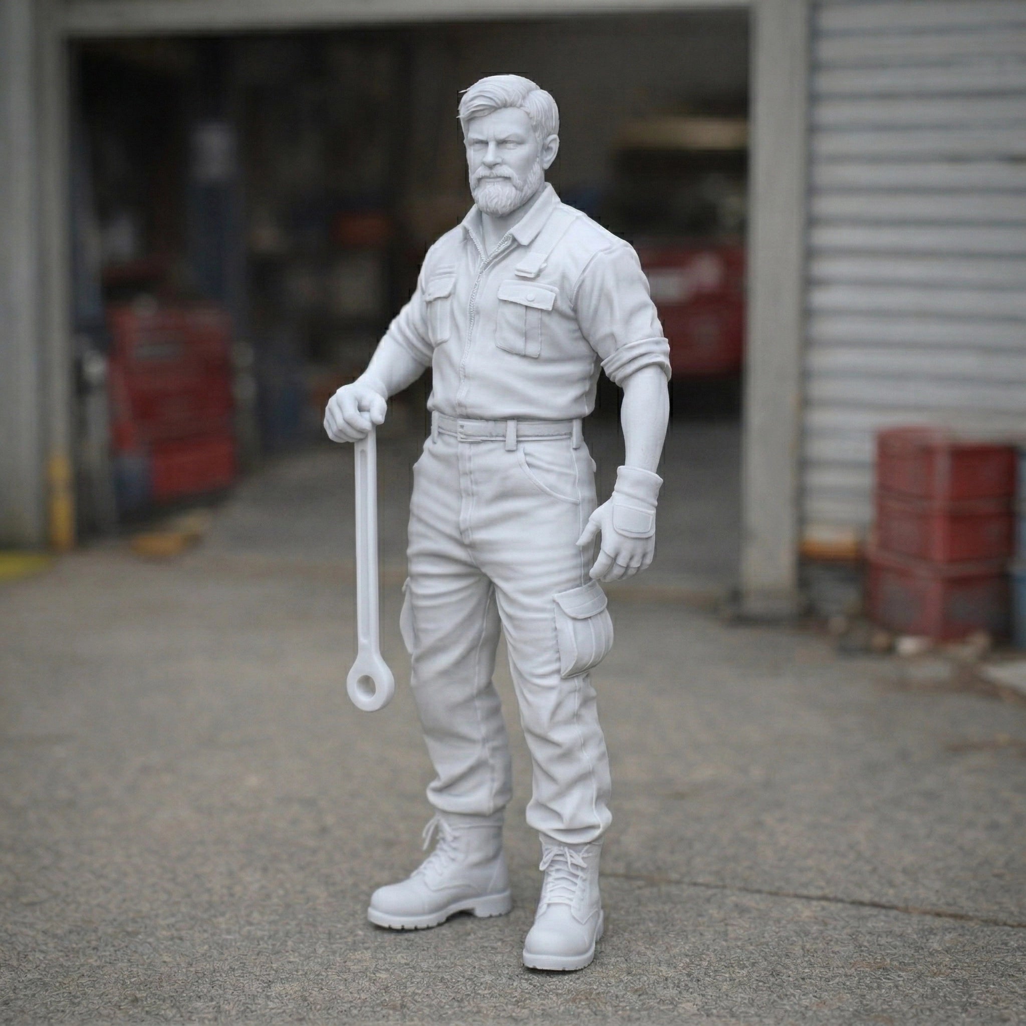 Master Garage Mechanic | Resin Figurine