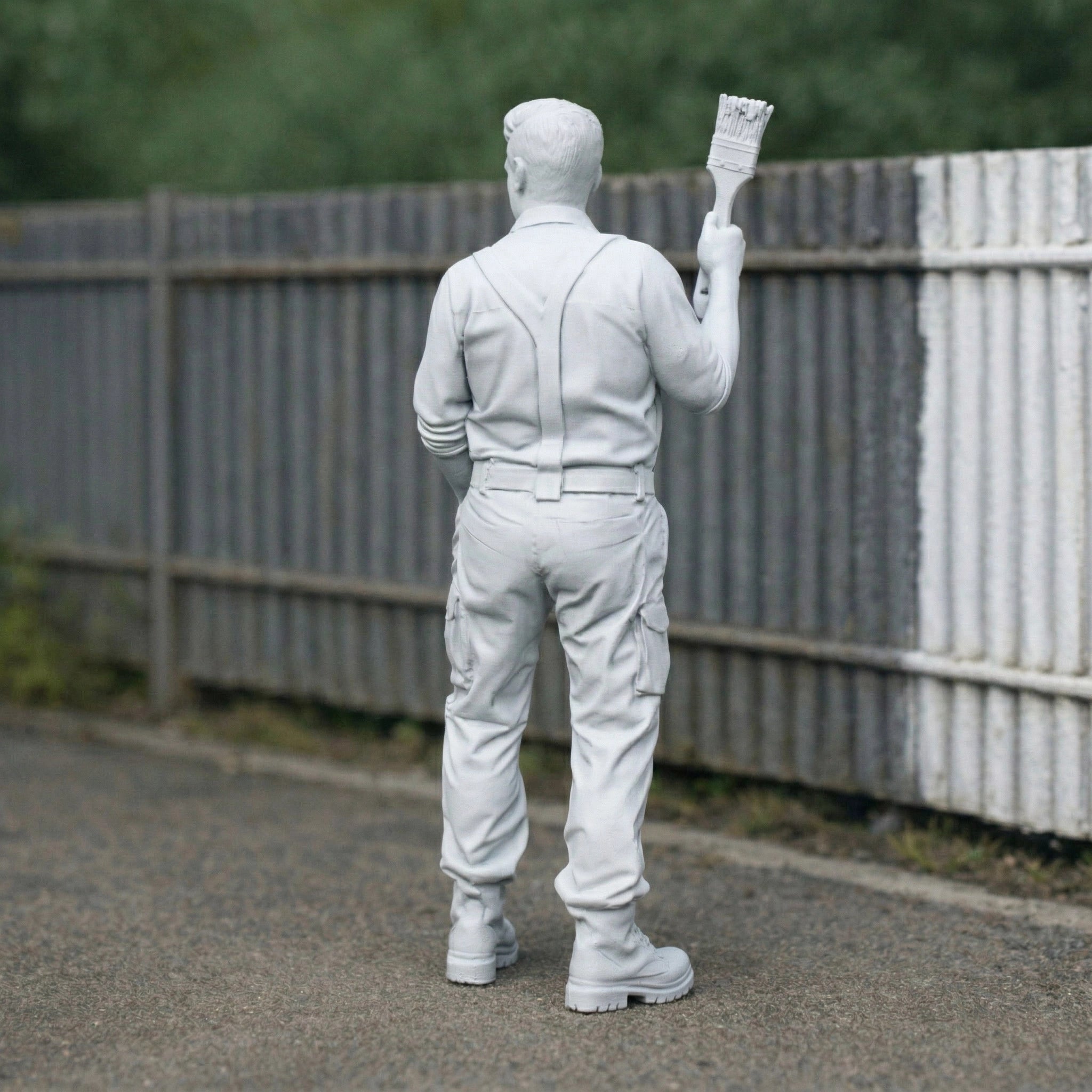 Trackside Painter | Resin Figurine
