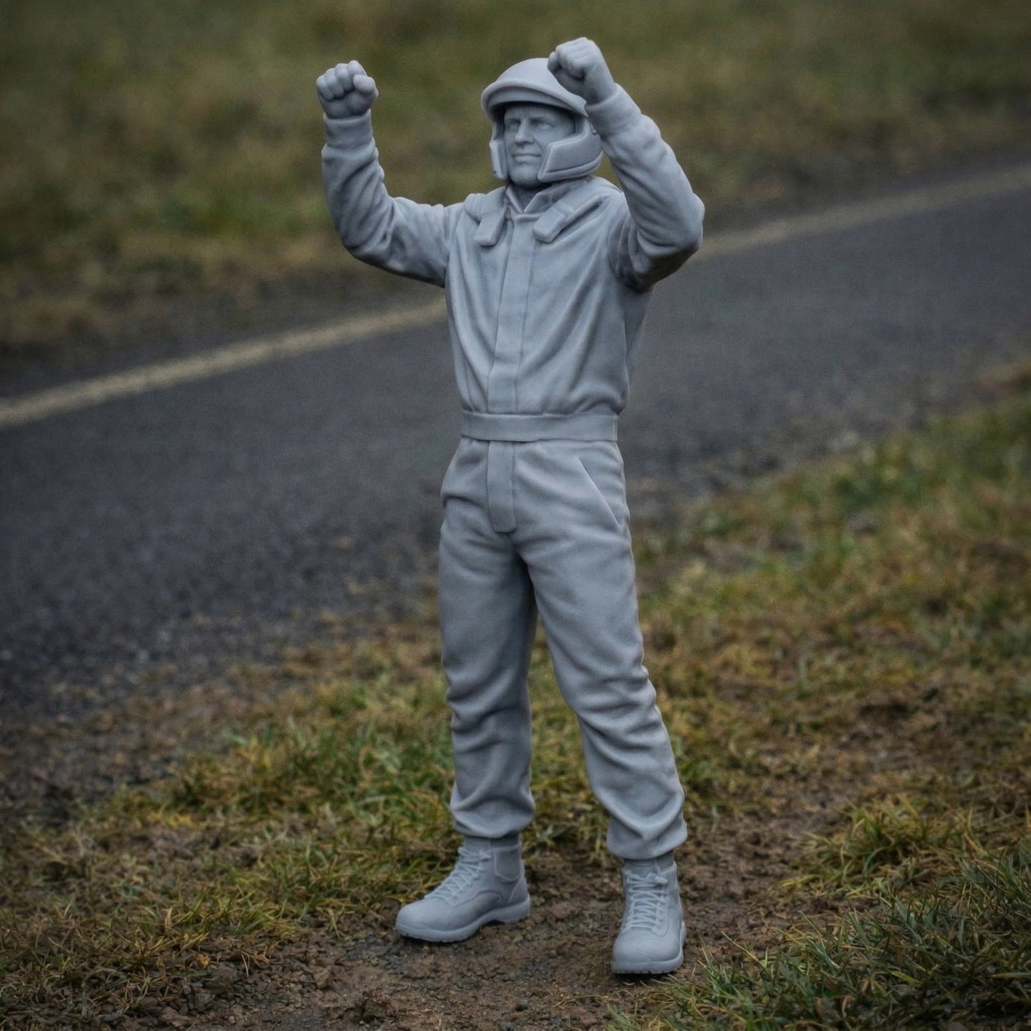 High-Visibility Rally Marshal | Resin Figurine