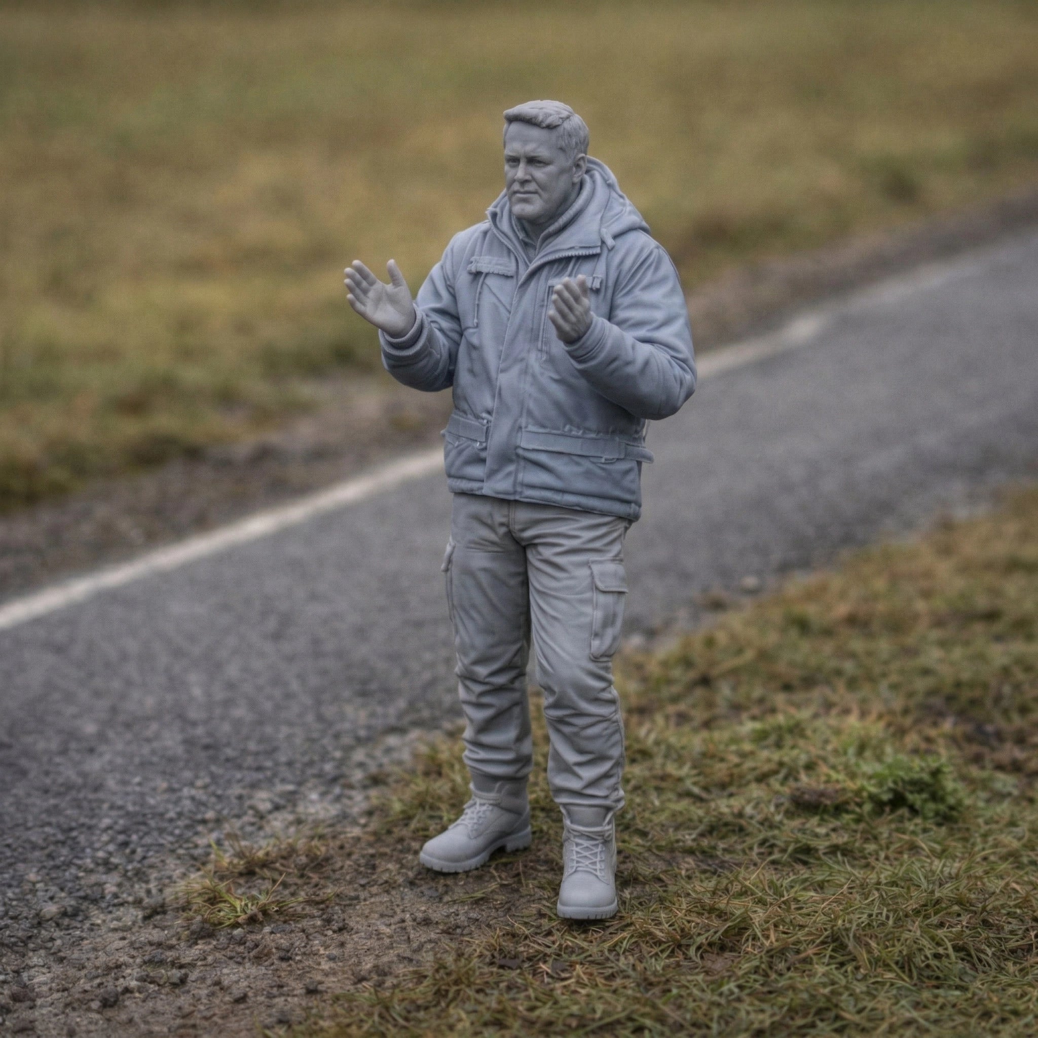 Encouraging Spectator | Resin Diorama Figurine