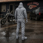 The Outlaw Biker | Grey Resin Diorama Figurine