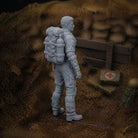The Frontline Medic | Grey Resin War Diorama Figurine