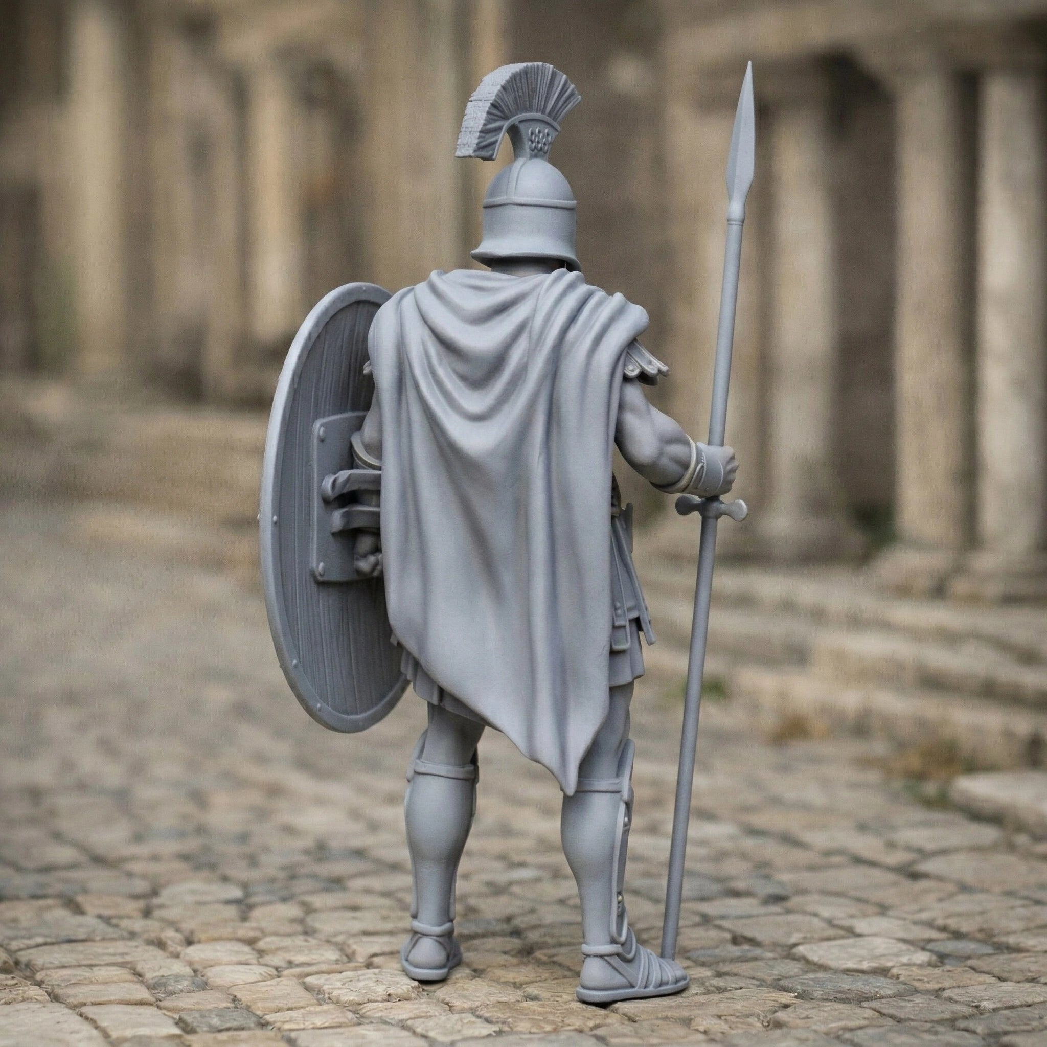 Elite Spartan Hoplite Roman Soldier | Resin Figurine