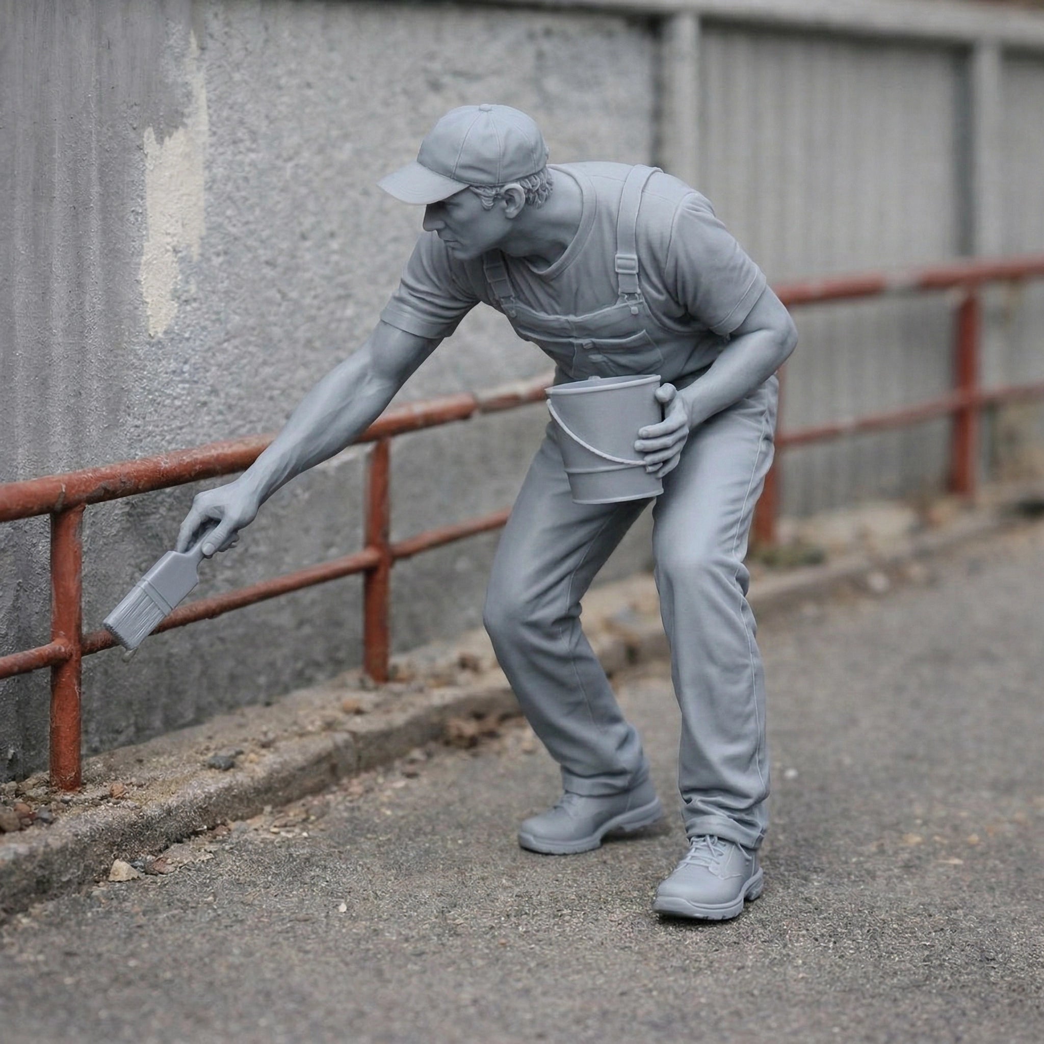 Workman Painter | Resin Figurine