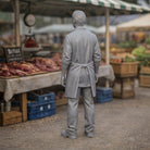 Traditional Market Butcher | Grey Resin Farm Diorama Figurine