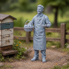 The Rural Apiarist | Grey Resin Farm Diorama Figurine