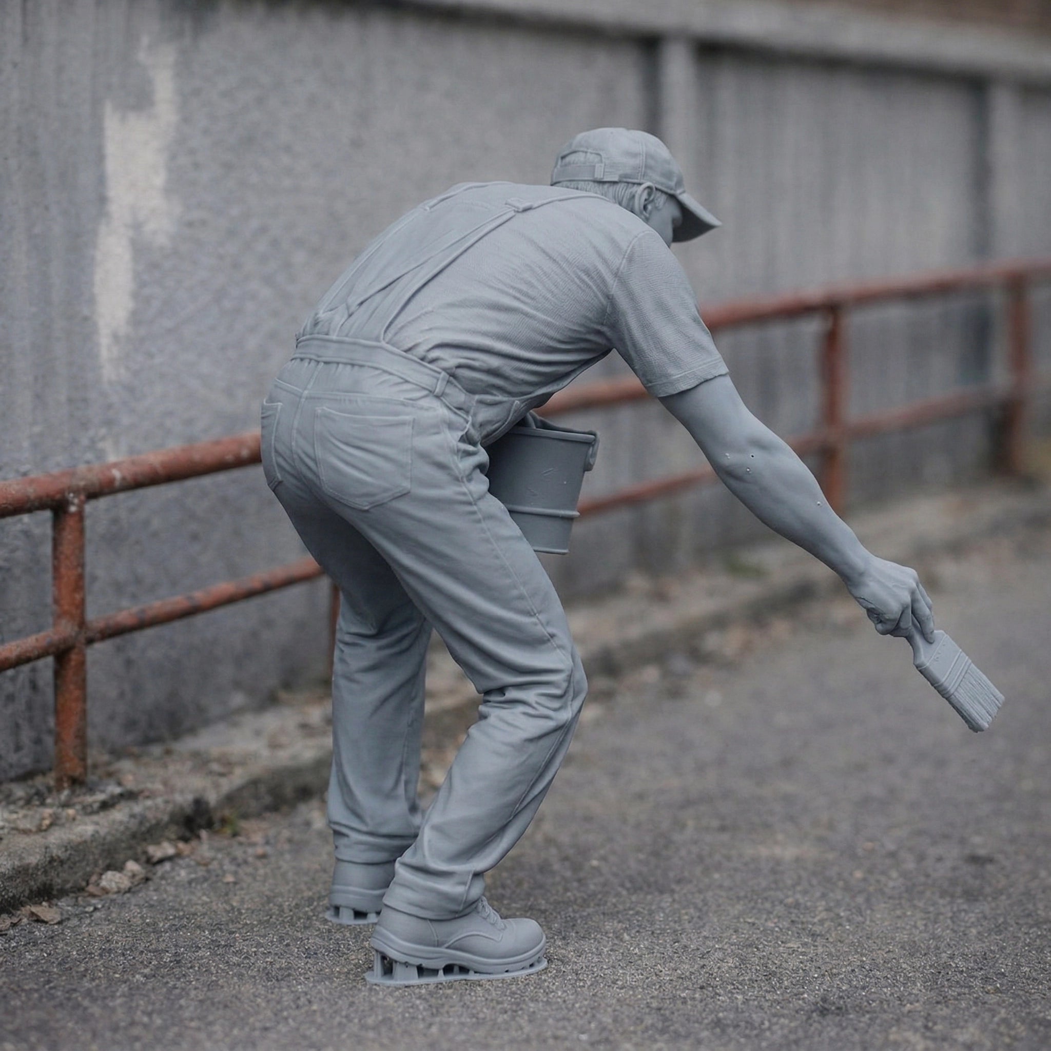 Workman Painter | Resin Figurine