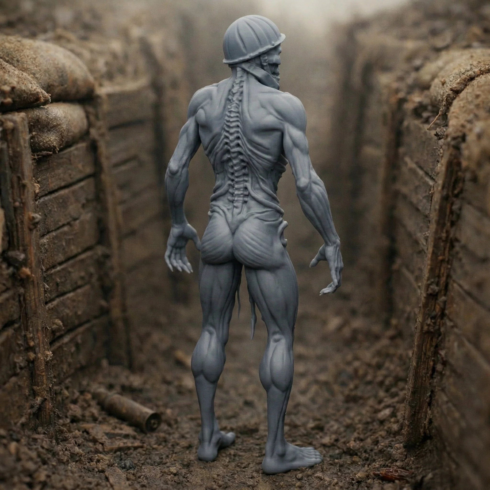 The Trench Stalker | Undead Great War Soldier Resin Miniature