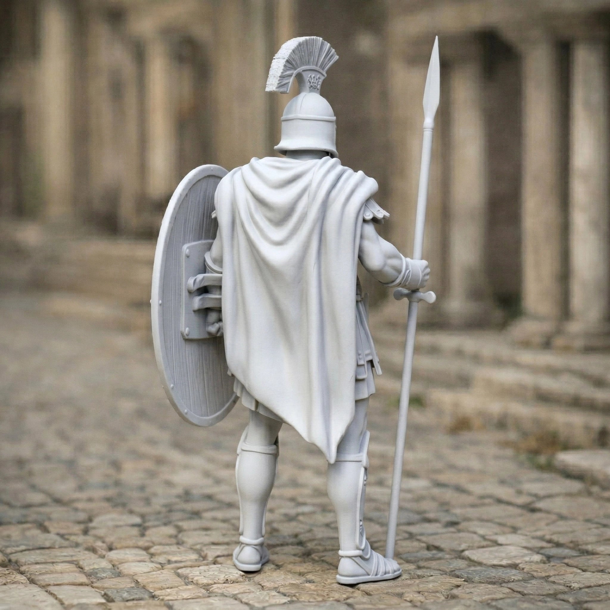 Elite Spartan Hoplite Roman Soldier | Resin Figurine