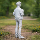 Casual Boy In Park | Resin Figurine