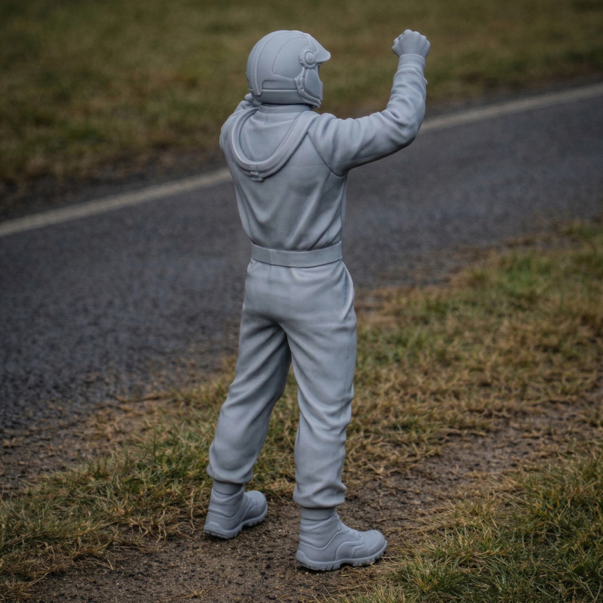 High-Visibility Rally Marshal | Resin Figurine