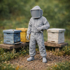 Apiary Beekeeper | Grey Resin Farm Diorama Figurine