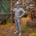 The Ranch Foreman | Grey Resin Farm Diorama Figurine