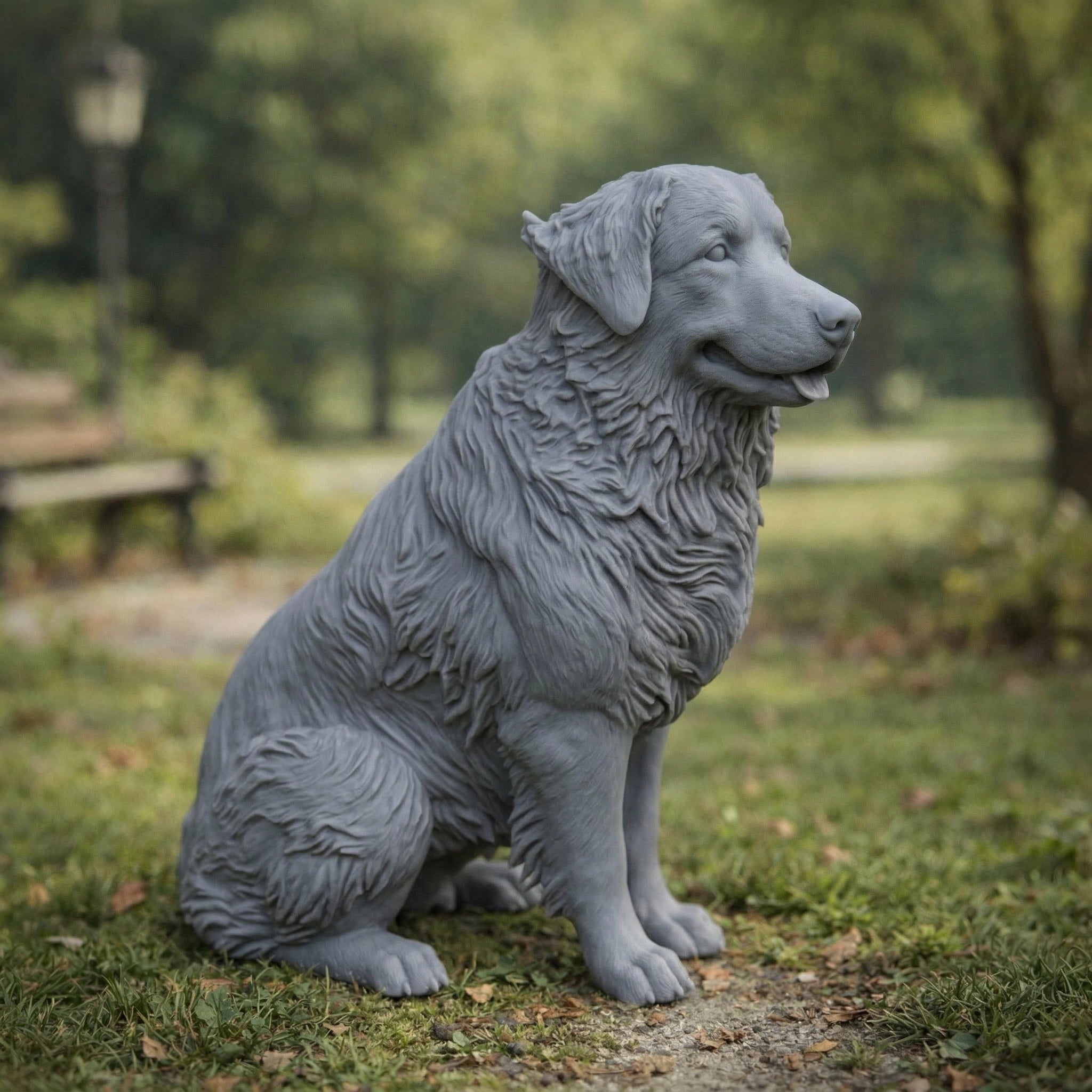 Bernese Mountain (Seated) Dog | Resin Animal Accessory