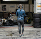 Professional Race Engineer | Grey Resin Diorama Figurine