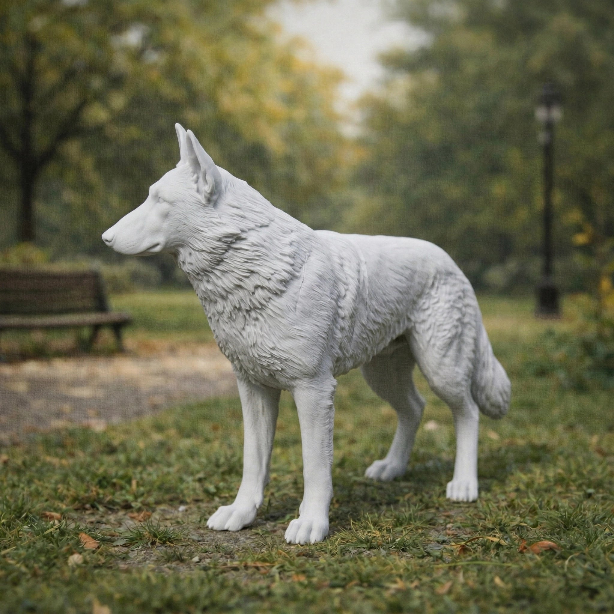 German Shepherd Alsatian Dog | Resin Animal Accessory