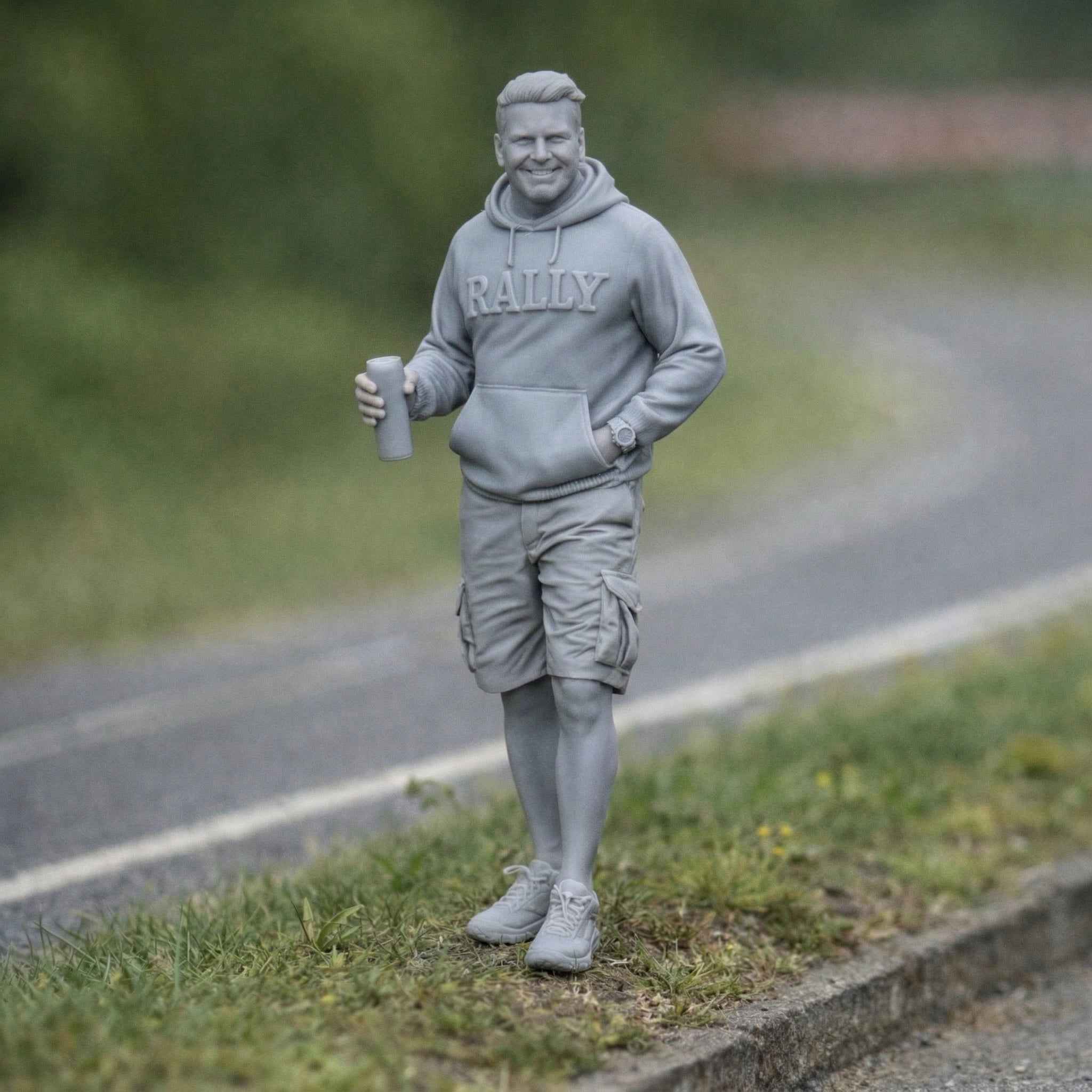 Rally Enthusiast | Resin Figurine