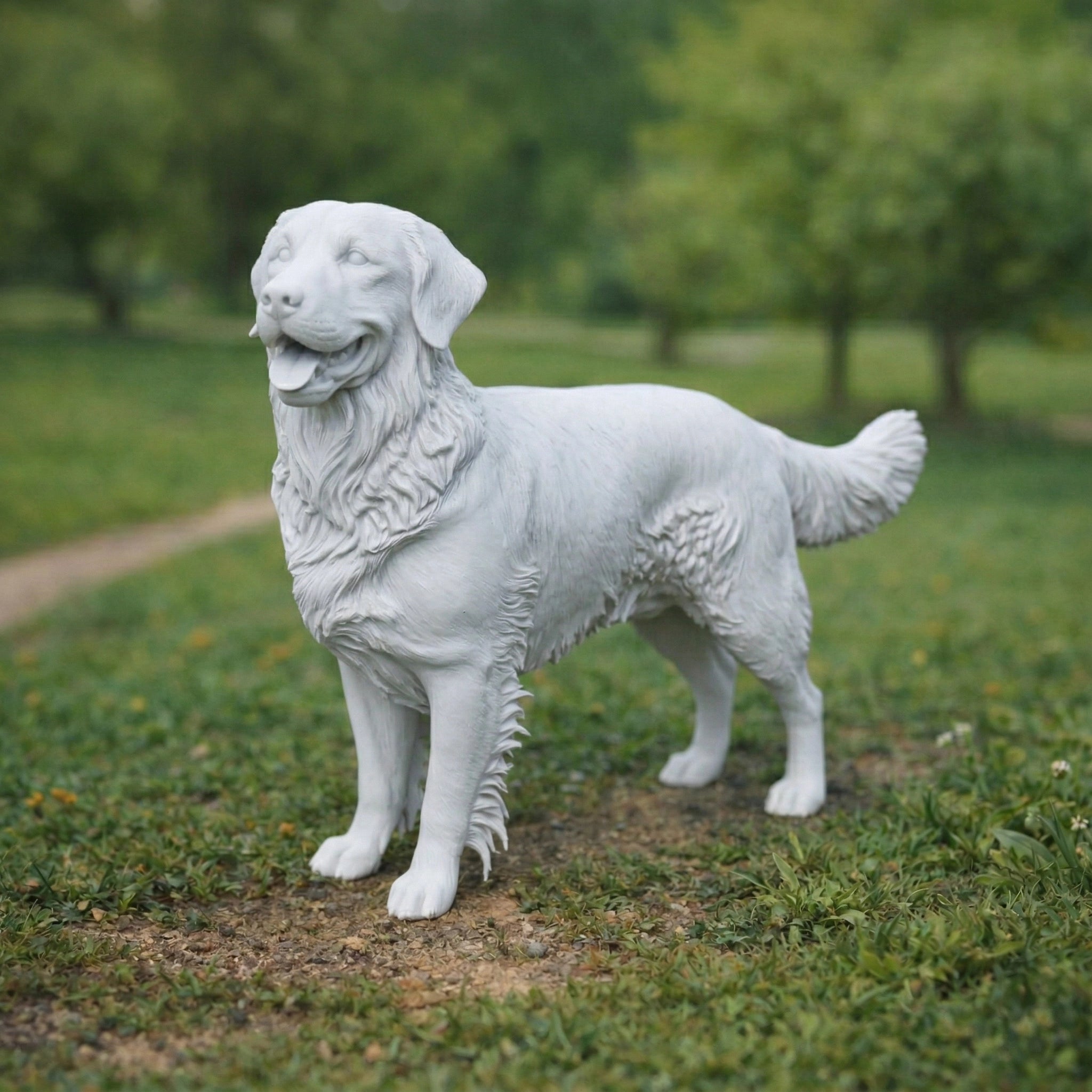 Golden Retriever Dog | Resin Animal Accessory