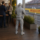 Paddock Security Detail | Grey Resin Slot Car Diorama Figurine
