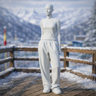 Avant-Garde Minimalist in Sleeveless Turtleneck | Resin Figurine