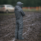 Off-Road Rally Racer in Mud-Splattered Race Suit | Scale Resin Slot Car Diorama Figurine