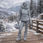 Professional Skier in Belted Two-Piece | Resin Figurine