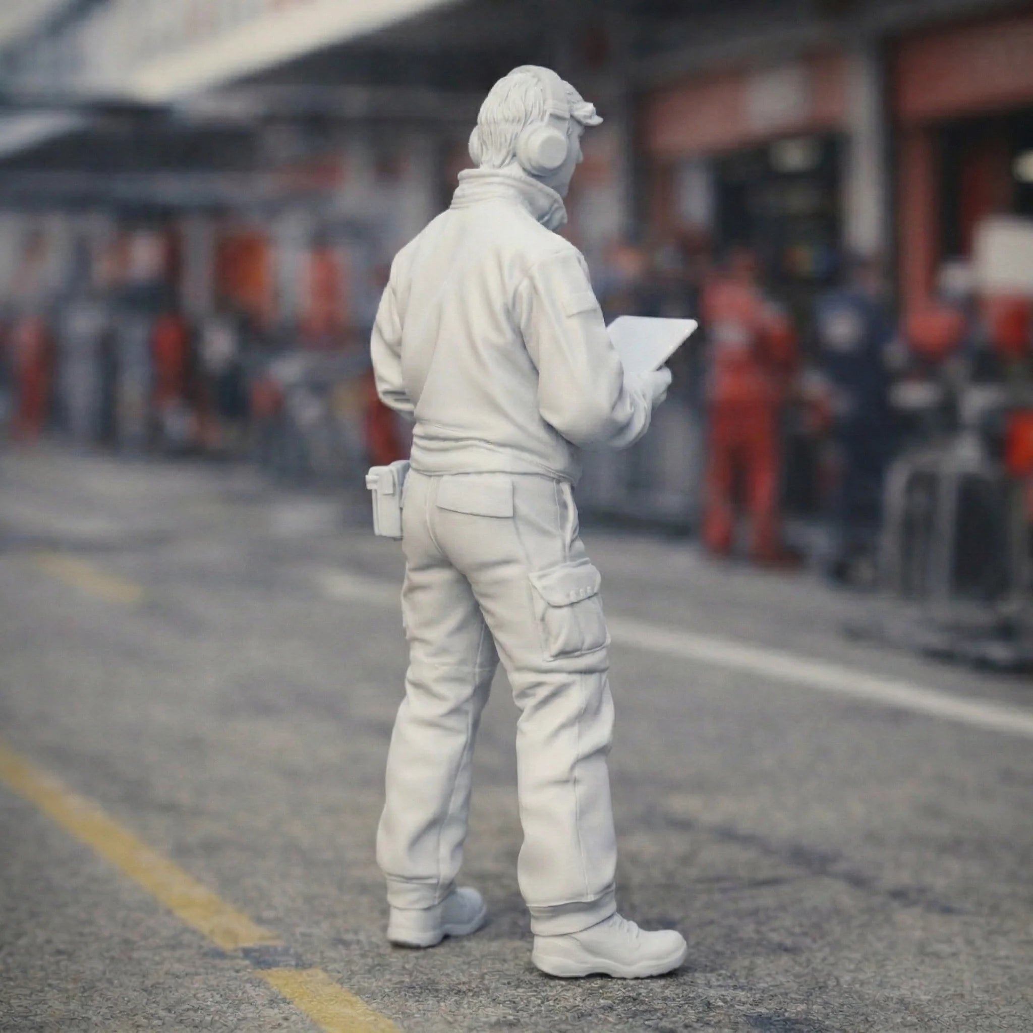 The Trackside Engineer | Motorsport Data Analyst Resin Figurine