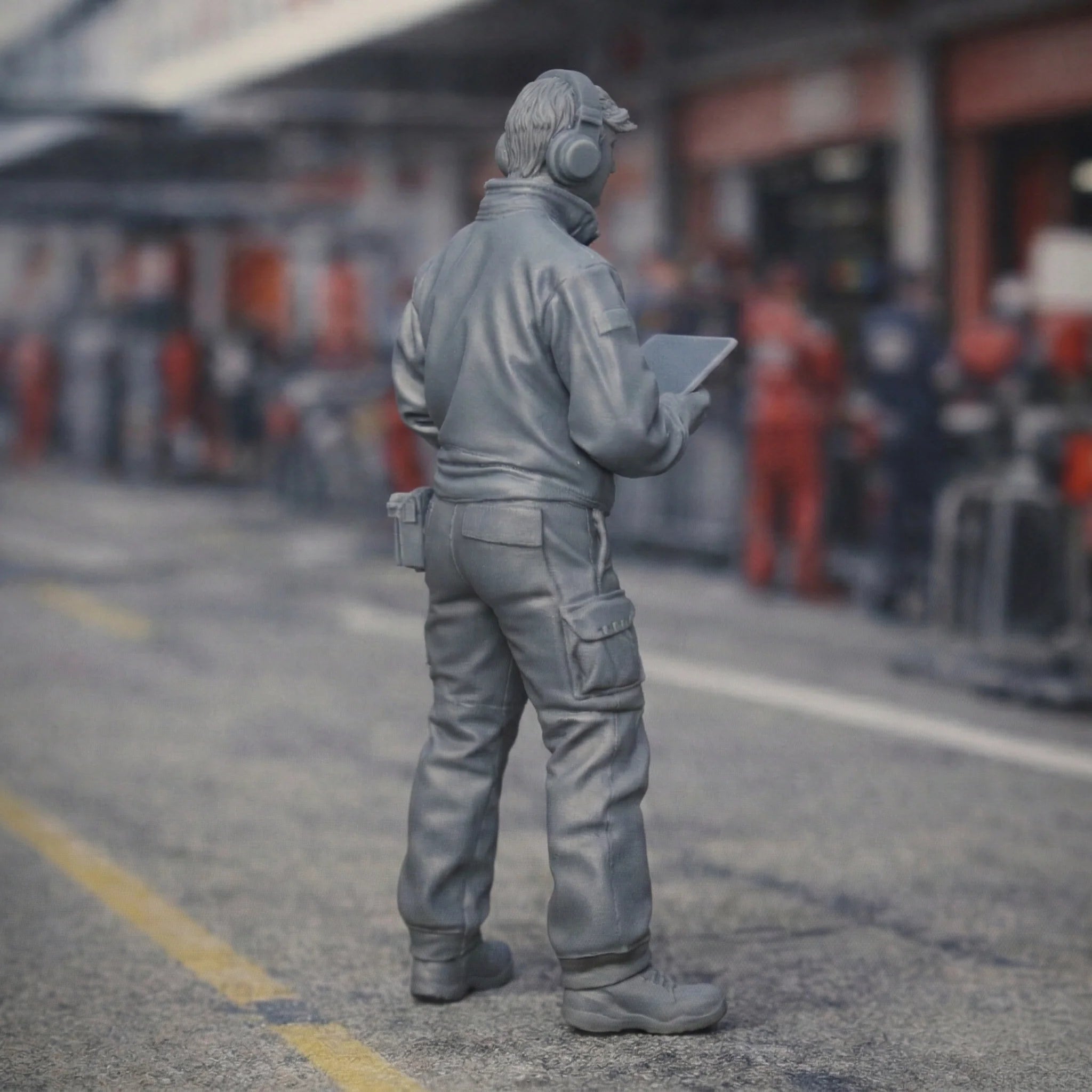 The Trackside Engineer | Motorsport Data Analyst Resin Figurine