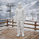 Alpine Hiker in Waterproof Shell & Cargo Pants | Resin Figurine