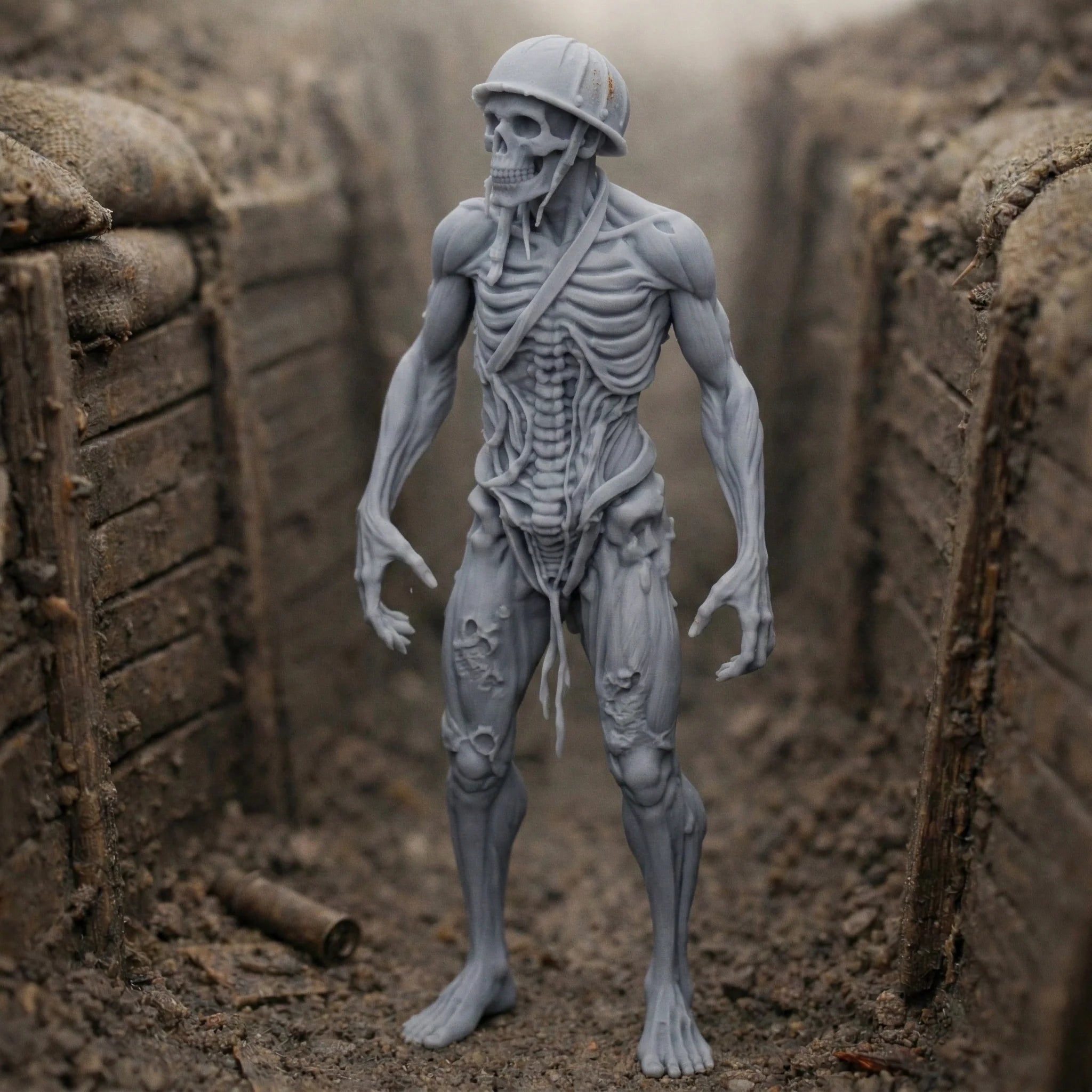 The Trench Stalker | Undead Great War Soldier Resin Miniature