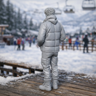 Alpine Traveller in Padded Puffer & Cargo Pants | Resin Figurine