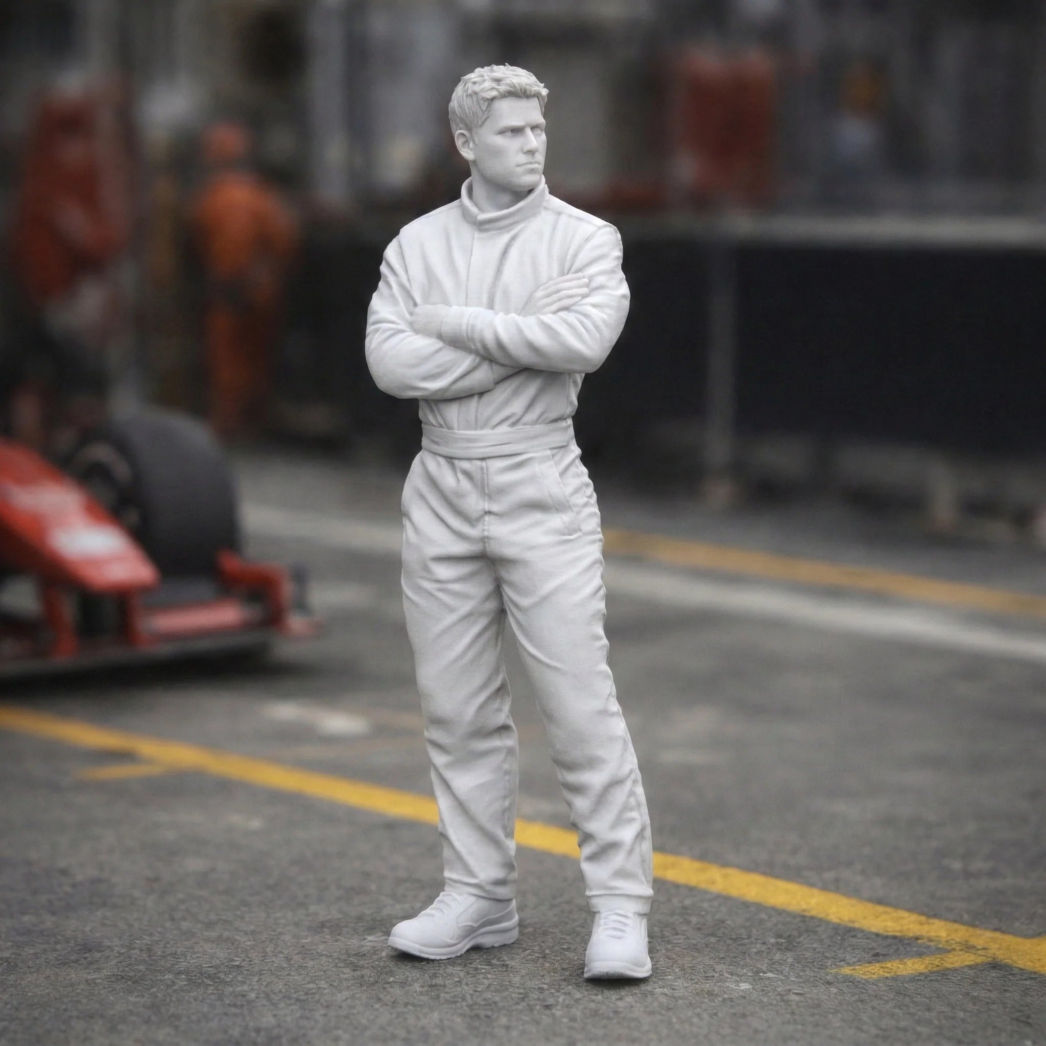 The Paddock Professional | Scale Racing Slot Car Driver Figurine