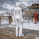 Professional Skier in Modern Softshell Onesie | Resin Figurine