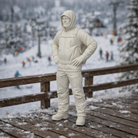 Professional Backcountry Guide in Hooded Expedition Shell | Resin Figurine