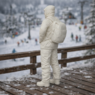 Professional Backcountry Guide in Hooded Expedition Shell | Resin Figurine