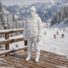 Mountain Explorer in Insulated Down Jacket | Resin Figurine