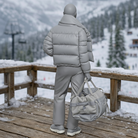 Avant-Garde Tourist in Puffer Jacket & Joggers | Resin Figurine