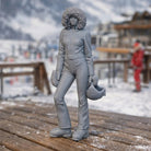 Professional Skier in Modern Softshell Onesie | Resin Figurine
