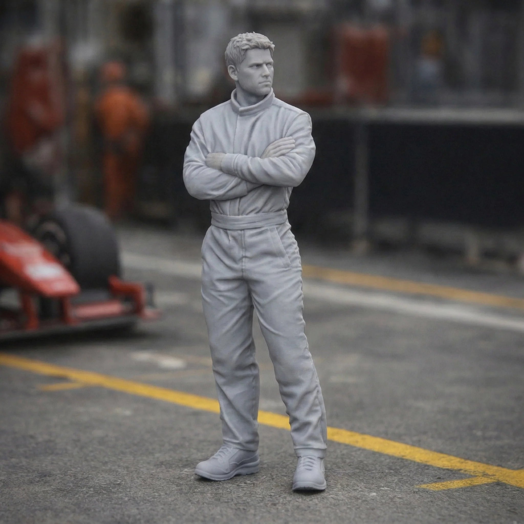 The Paddock Professional | Scale Racing Slot Car Driver Figurine