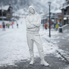 Athleisure Traveller in Zip-Up Hoodie & Joggers | Resin Figurine