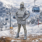 Technical Alpine Specialist in Two-Tone Anorak | Resin Figurine